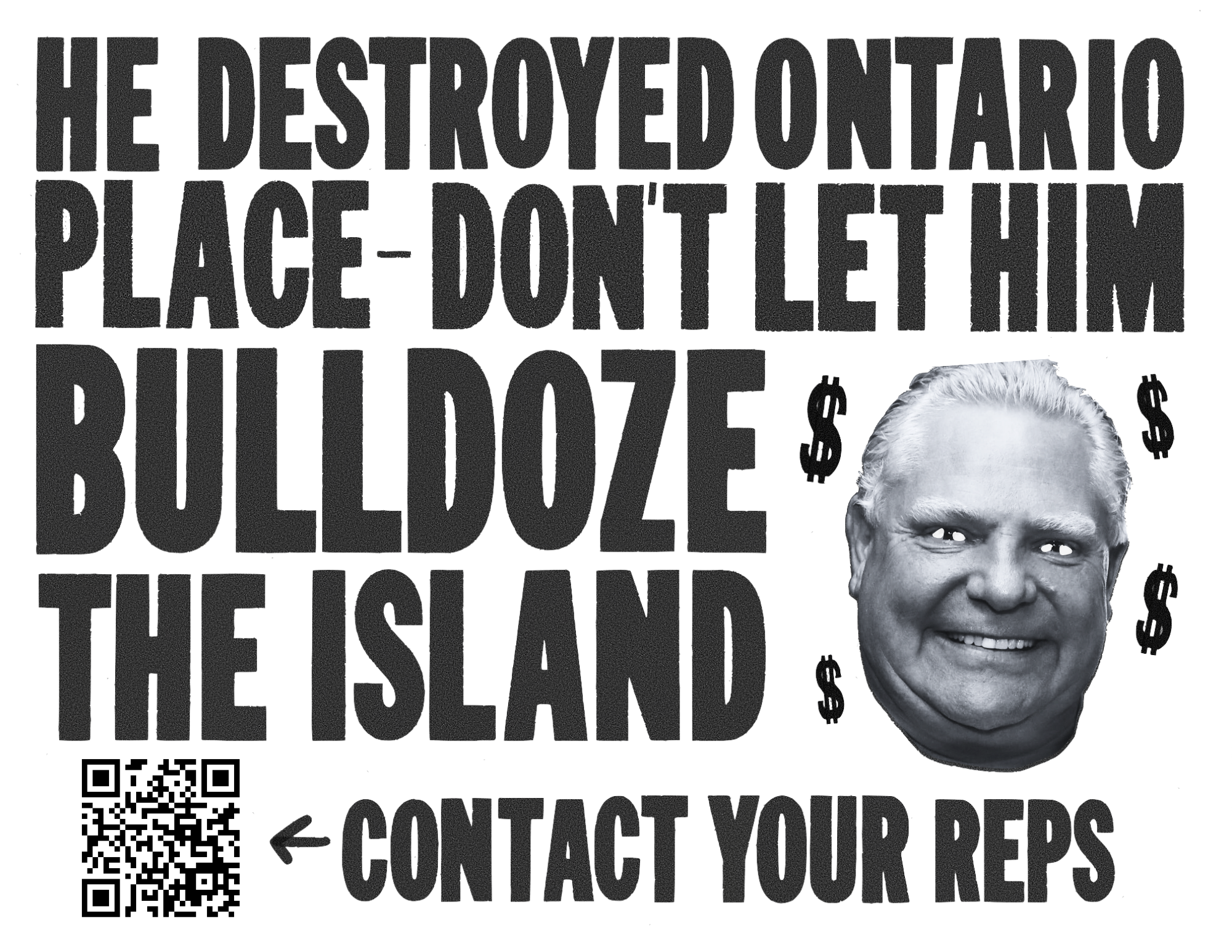Wheat-paste poster 1